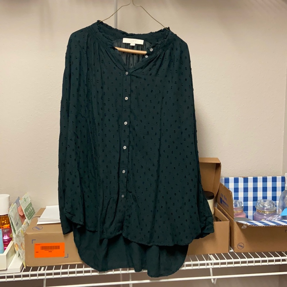 Ann Taylor Loft Button Up